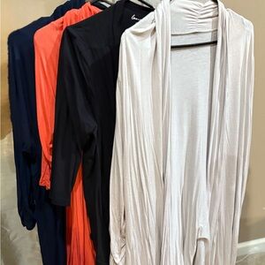 Bundle of 4 Lane Bryant open front cardigan size 18/20